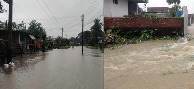 विराटनगरका अधिकांश स्थान जलमग्न, विधालय बन्द