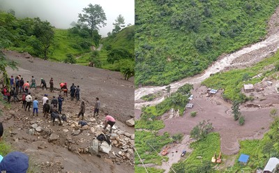 गोरखाको पहिरोमा बेपत्ता भएकामध्ये ४ जनाको शव भेटियो