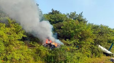 भारतमा हेलिकप्टर दुर्घटना हुँदा तीन जनाको मृत्यु