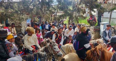 मनाङमा यार्तुङ पर्व (घोडे जात्रा) को रौनकता