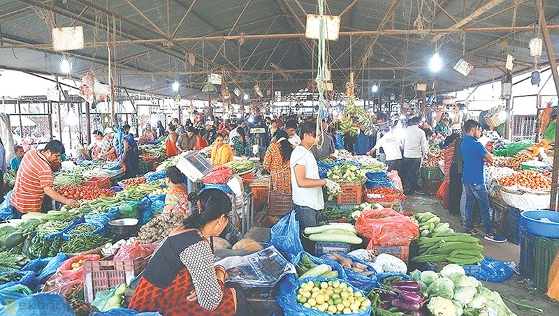 कोरोना सङ्क्रमित बढे पछि कालीमाटी तरकारी बजार बन्द