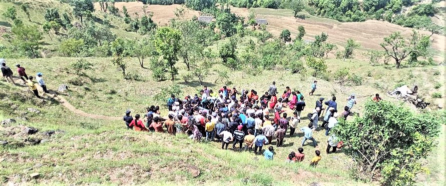 पर्यटक बसको ठक्करबाट मोटरसाइकल चालकको मृत्यु