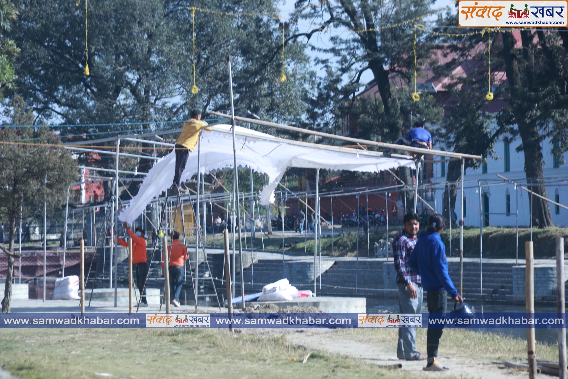 पशुपति क्षेत्रमा छठको तयारी ( तस्विरहरू)